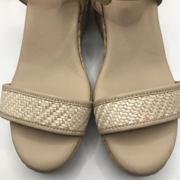 Naturalizer Women's Stella Wedge Espadrille Platform Sandal Beige Multi Size 8W - Picture 6 of 11